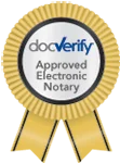 Logo de Docverify Approved Enotary